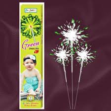 7 cm green spark