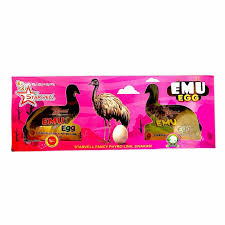 EMU EGG WITH FOUNDATION (2 PCS)