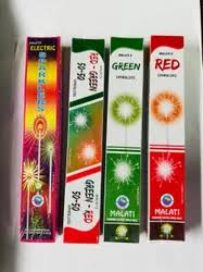 Shining Stars ( Red & green with crackling )
